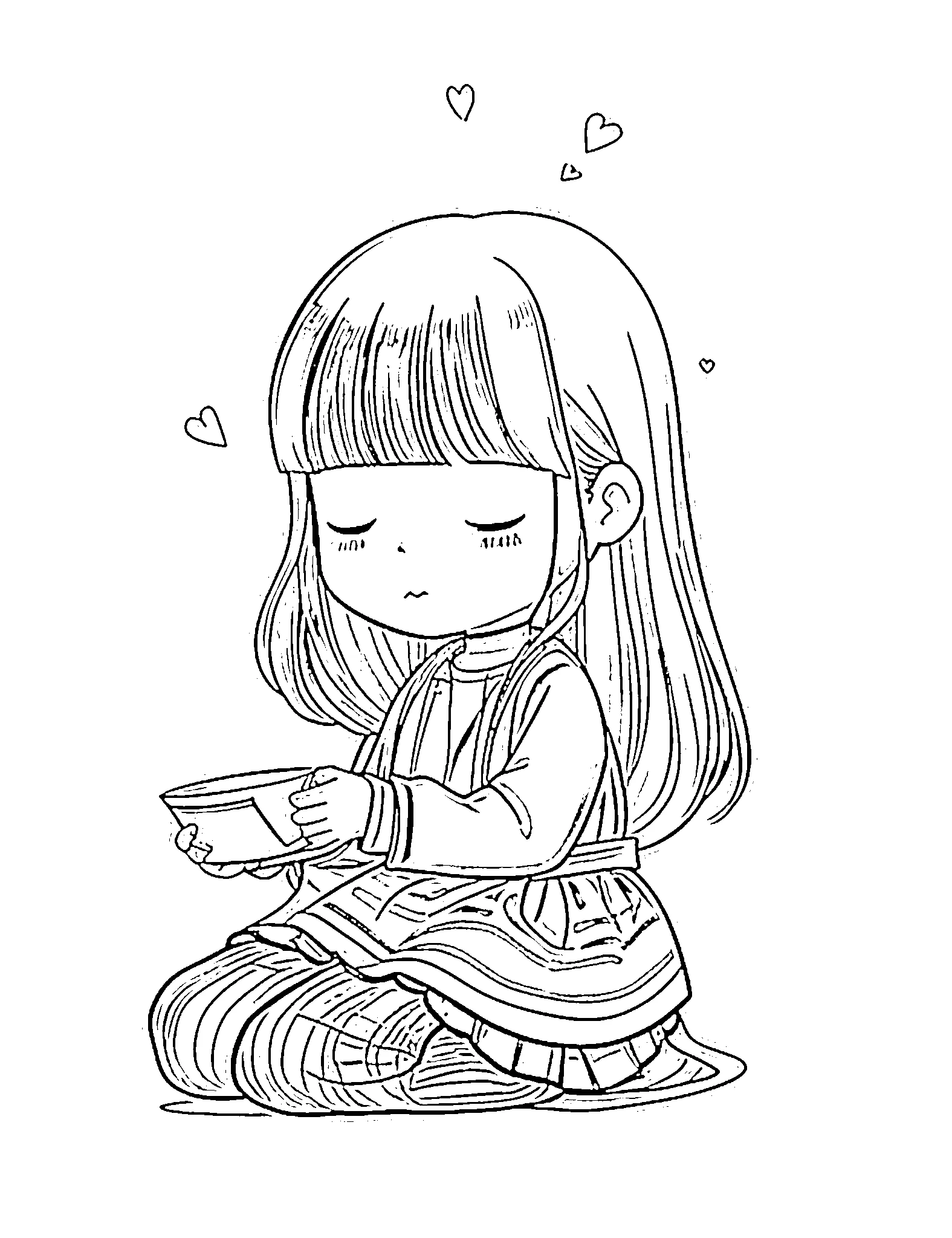 cute chibi girl moments
